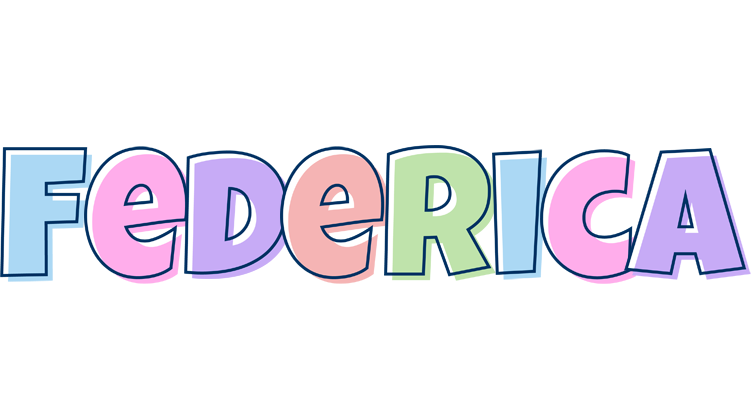 Federica pastel logo