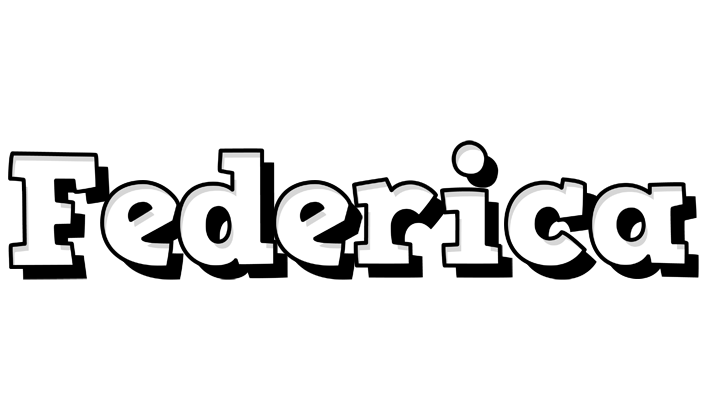 Federica snowing logo