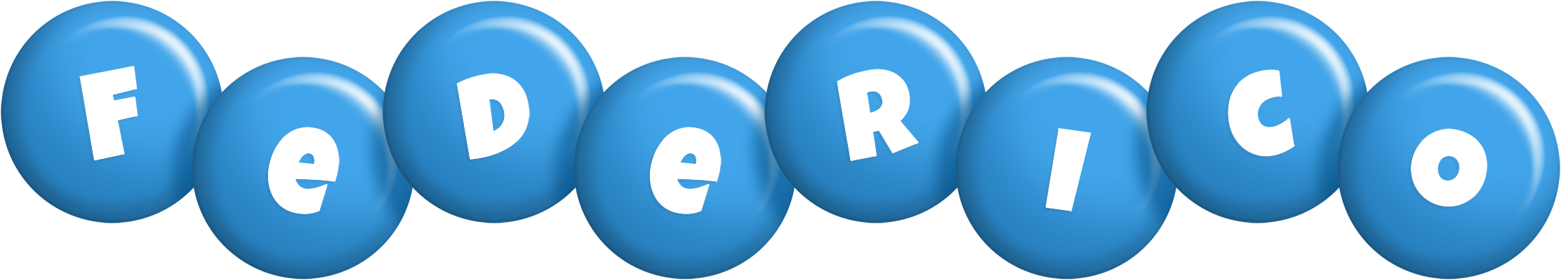 Federico candy-blue logo