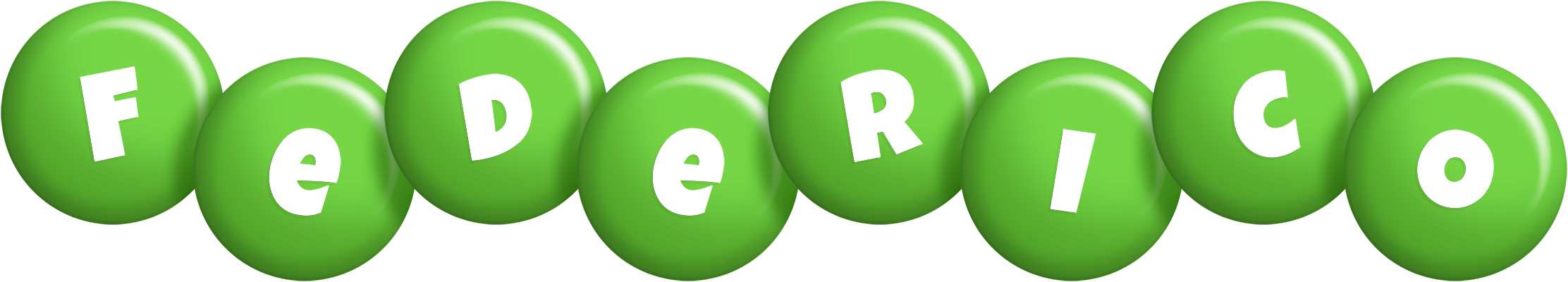 Federico candy-green logo