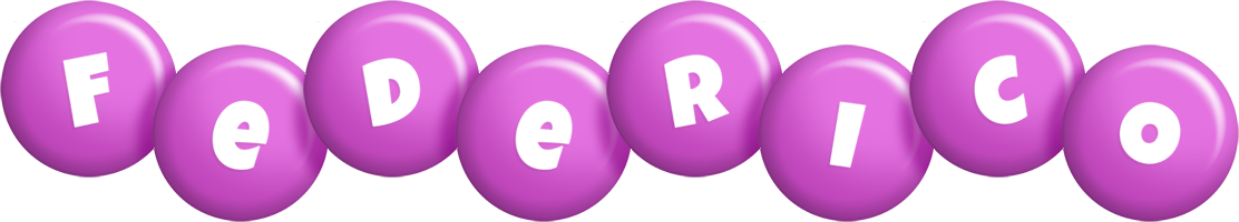Federico candy-purple logo