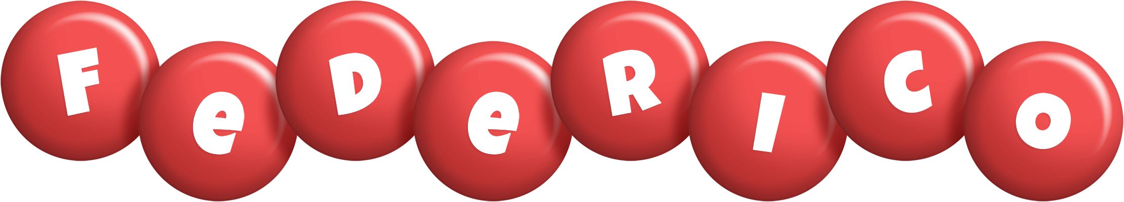 Federico candy-red logo