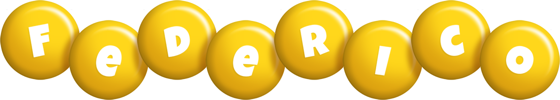 Federico candy-yellow logo