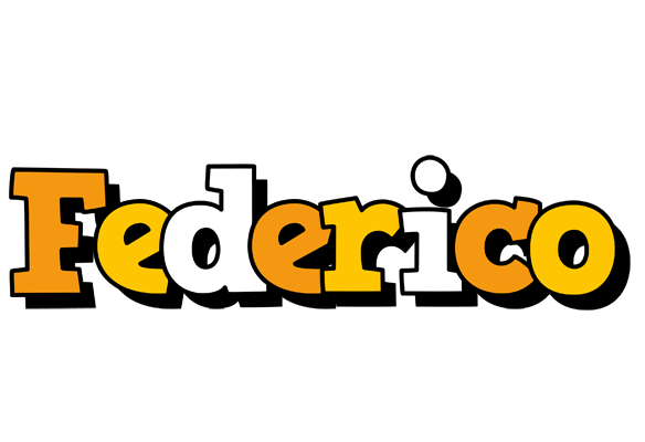 Federico cartoon logo