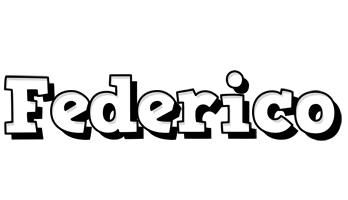 Federico snowing logo