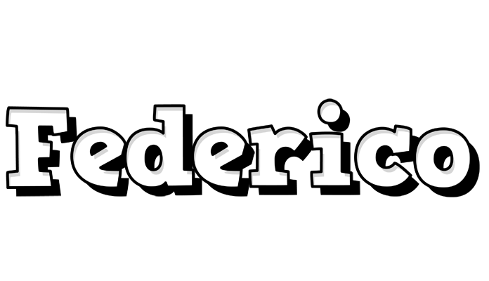 Federico snowing logo