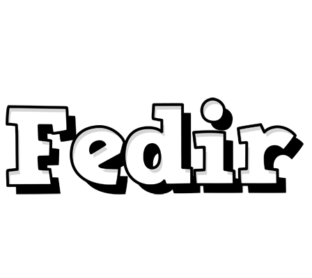 Fedir snowing logo