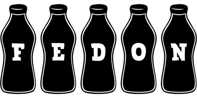 Fedon bottle logo