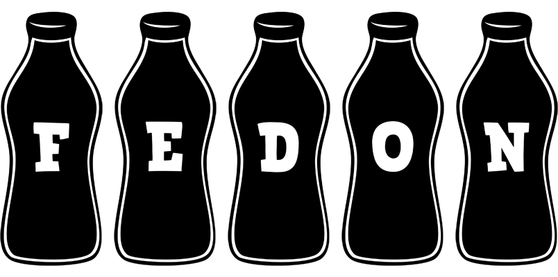 Fedon bottle logo