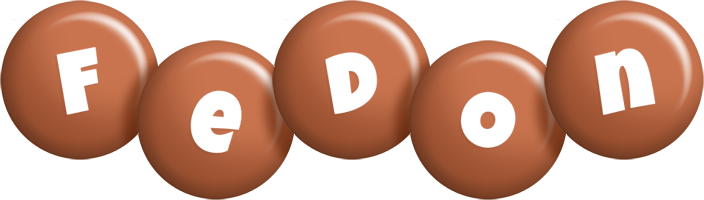 Fedon candy-brown logo