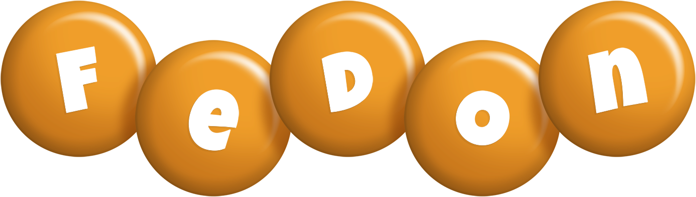 Fedon candy-orange logo