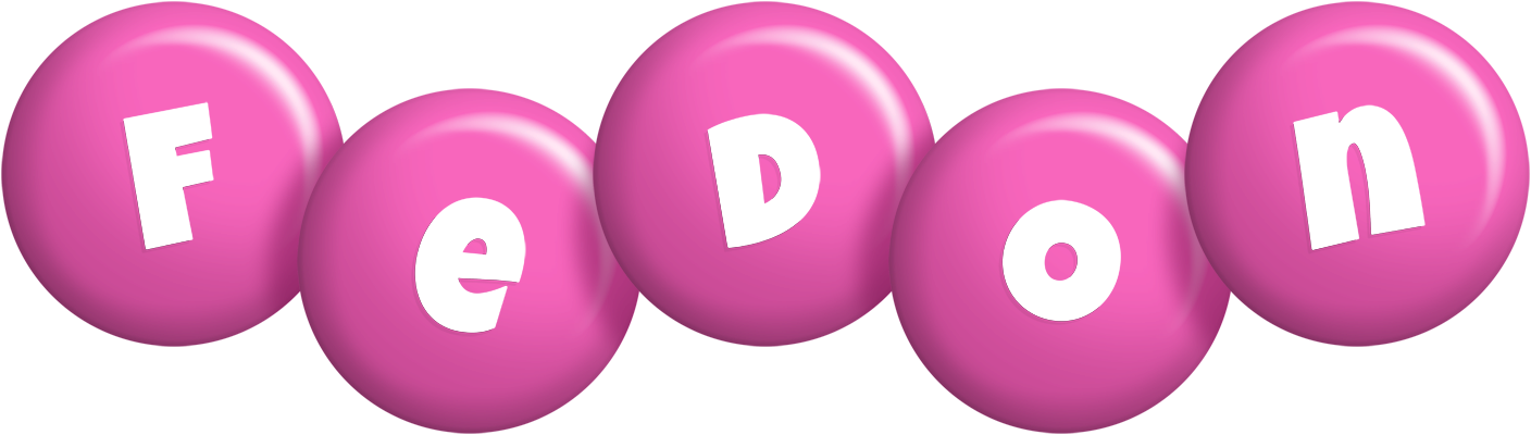Fedon candy-pink logo