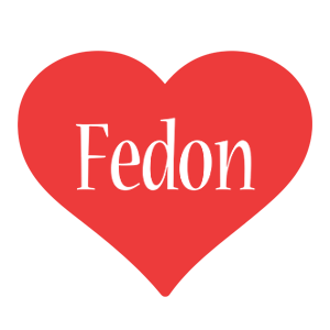 Fedon love logo