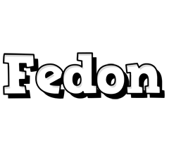 Fedon snowing logo