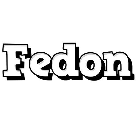 Fedon snowing logo