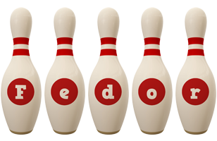 Fedor bowling-pin logo