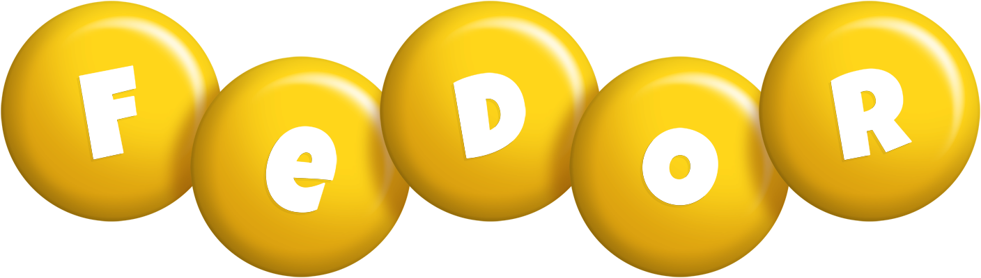 Fedor candy-yellow logo