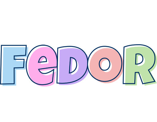 Fedor pastel logo