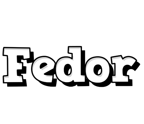Fedor snowing logo