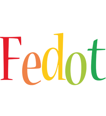 Fedot birthday logo