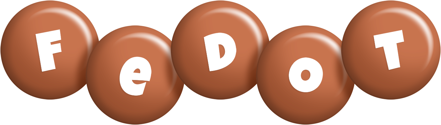 Fedot candy-brown logo