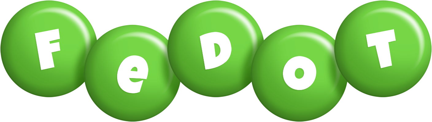 Fedot candy-green logo