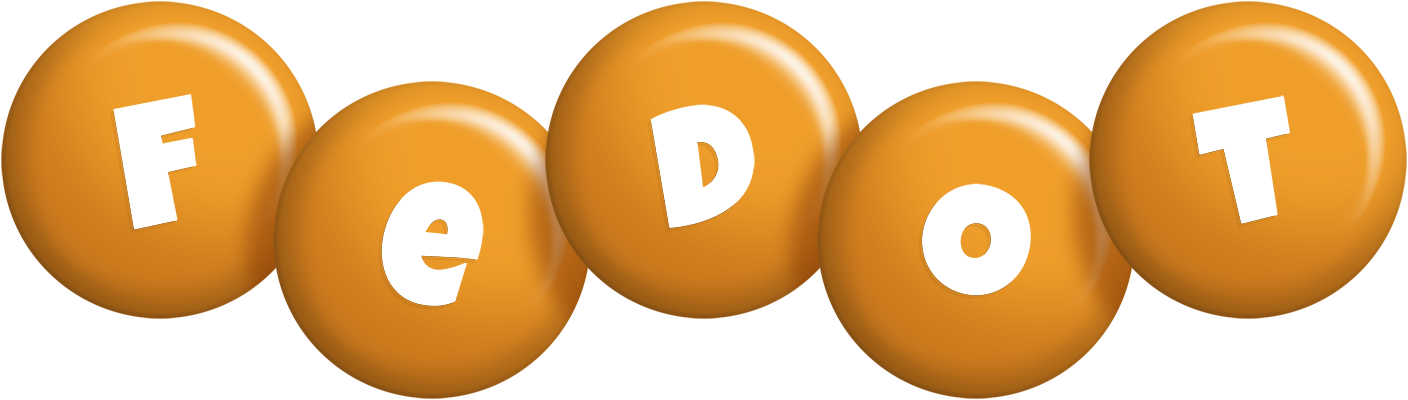 Fedot candy-orange logo