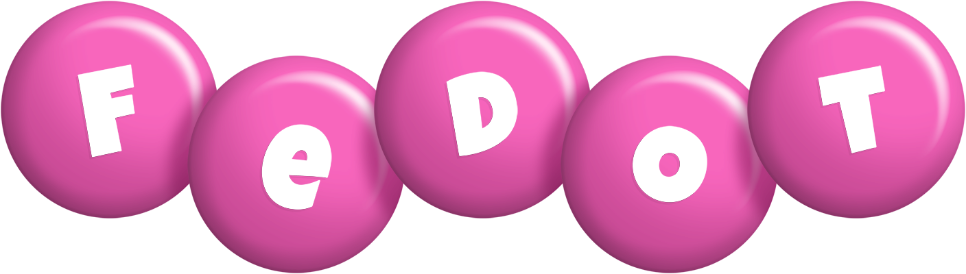 Fedot candy-pink logo