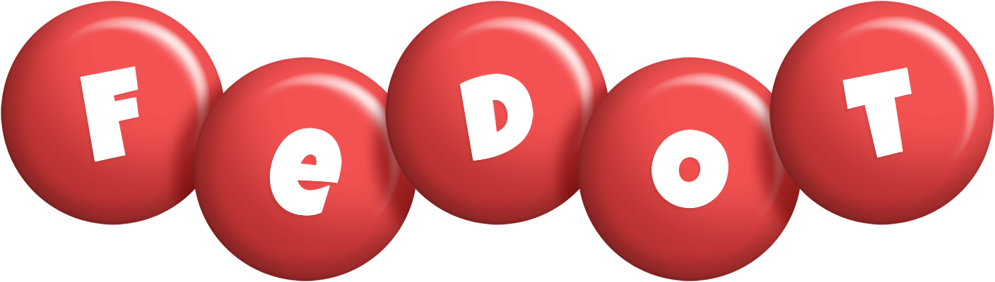 Fedot candy-red logo