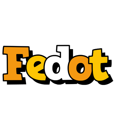 Fedot cartoon logo