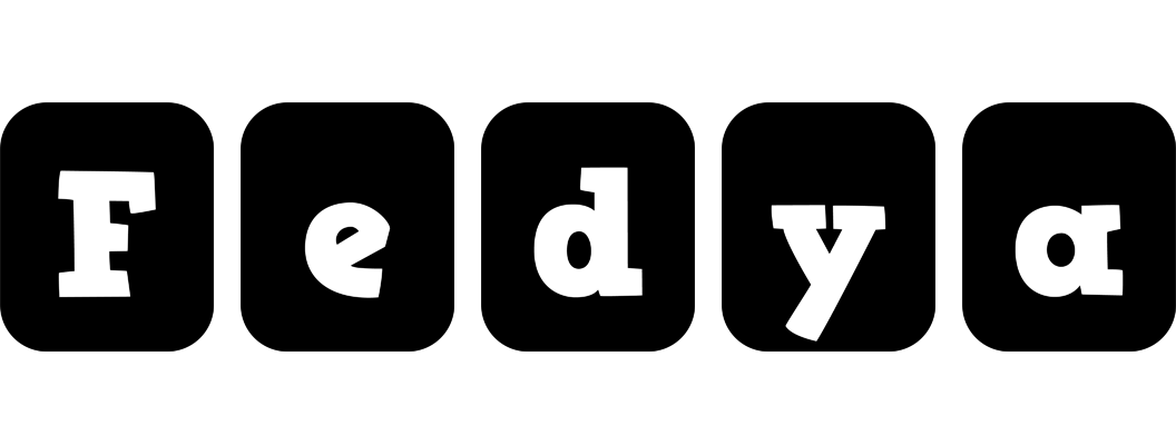 Fedya box logo