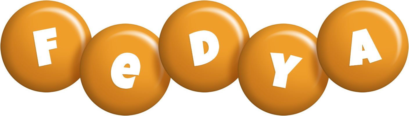 Fedya candy-orange logo