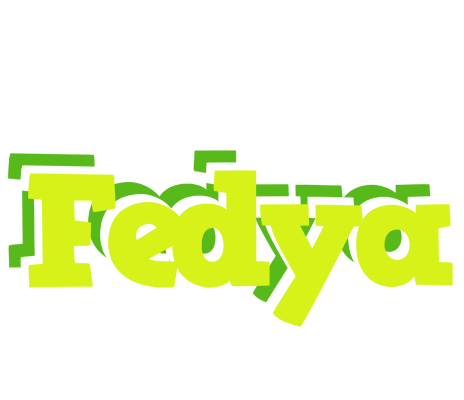 Fedya citrus logo
