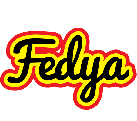 Fedya flaming logo