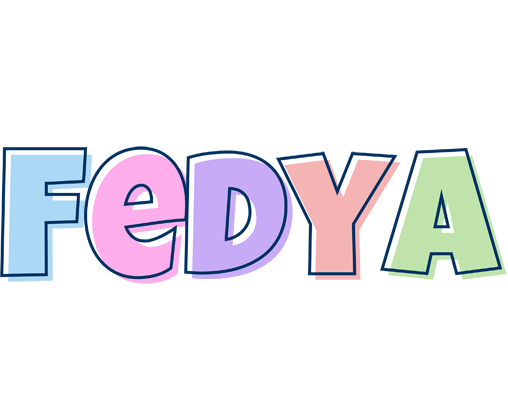 Fedya pastel logo