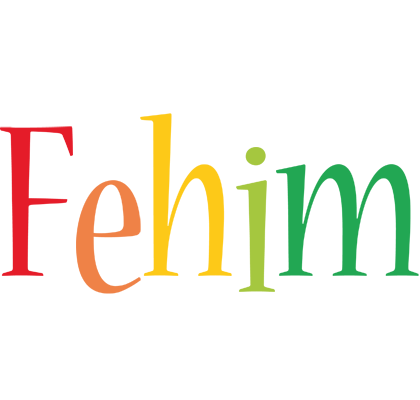 Fehim birthday logo