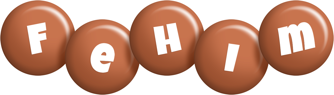 Fehim candy-brown logo