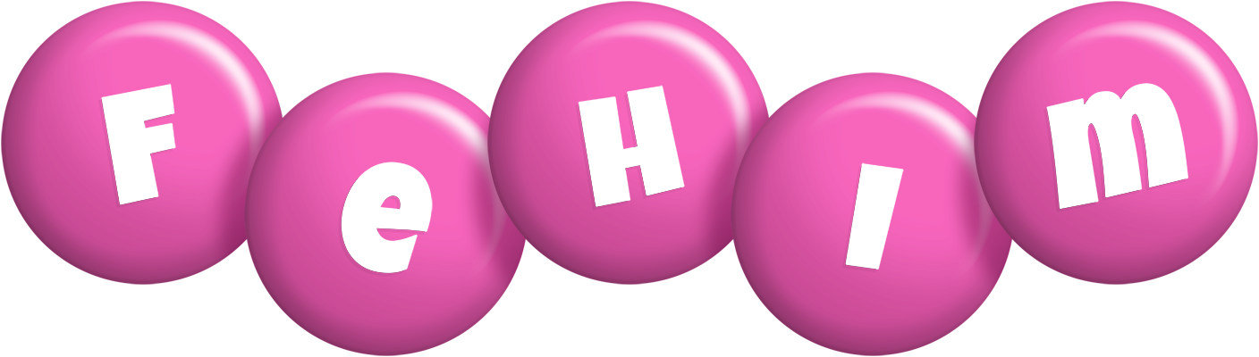 Fehim candy-pink logo