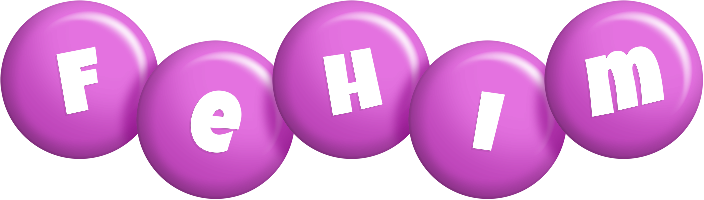 Fehim candy-purple logo