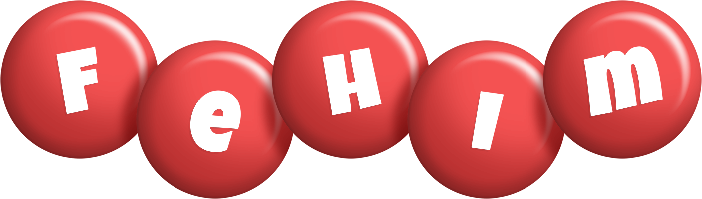 Fehim candy-red logo