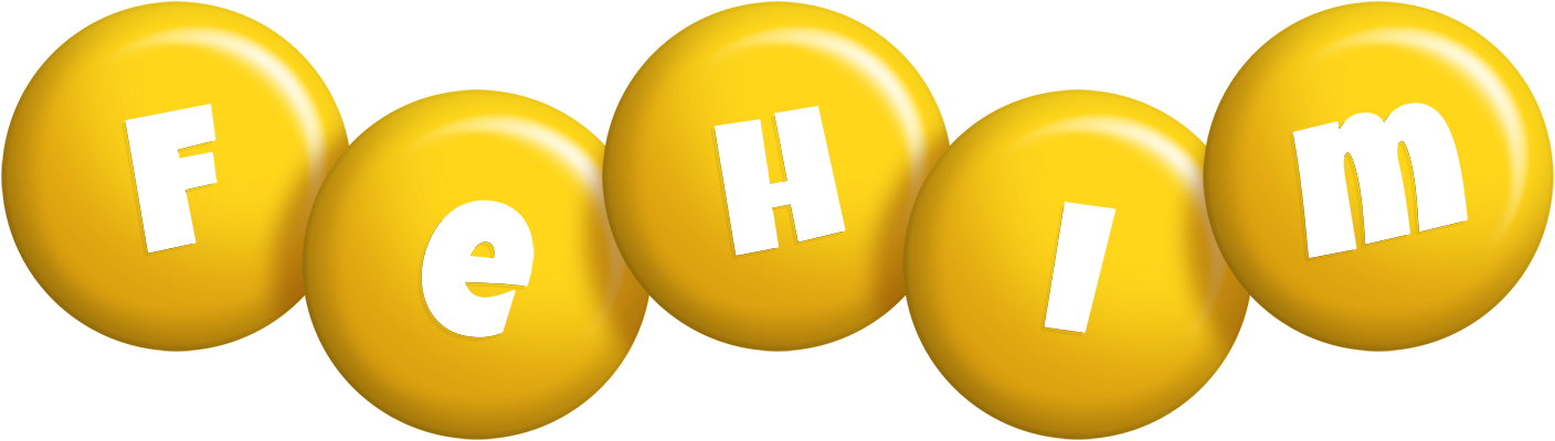 Fehim candy-yellow logo