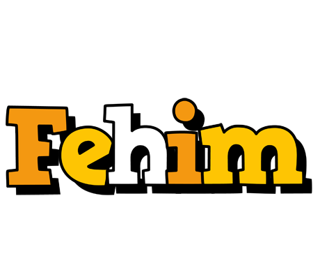 Fehim cartoon logo