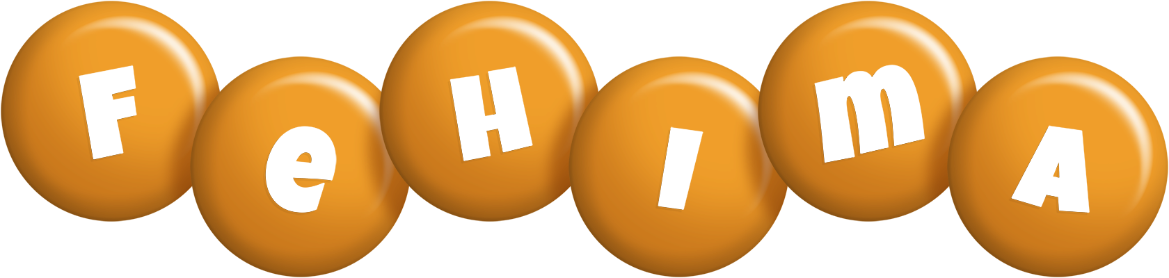 Fehima candy-orange logo