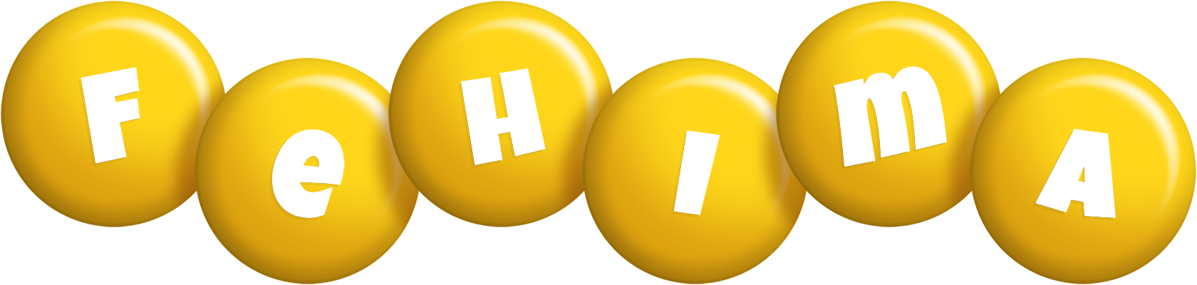 Fehima candy-yellow logo