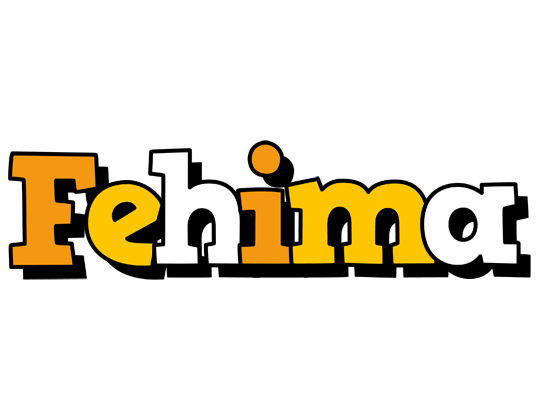 Fehima cartoon logo