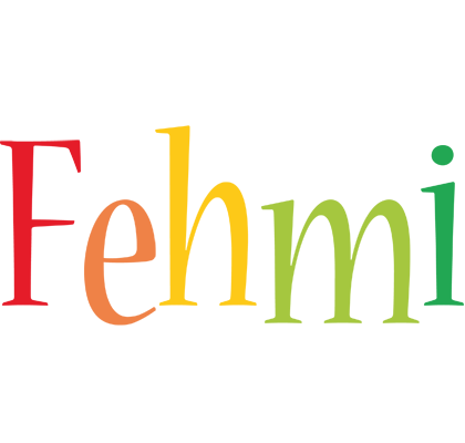 Fehmi birthday logo