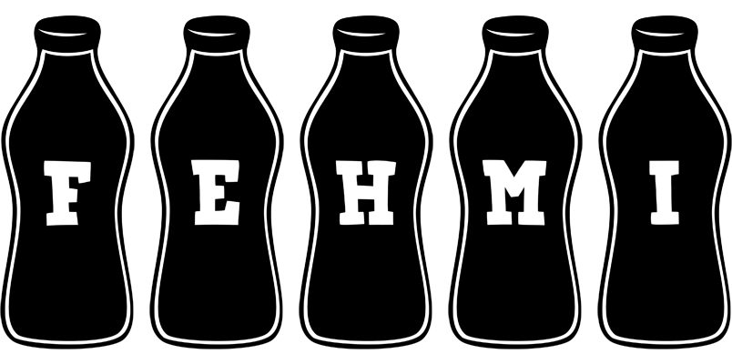 Fehmi bottle logo