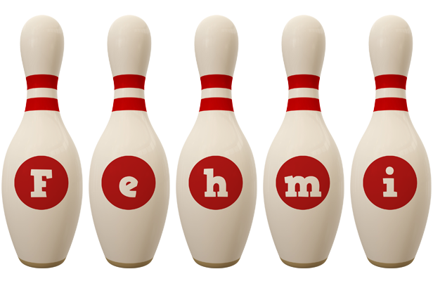 Fehmi bowling-pin logo
