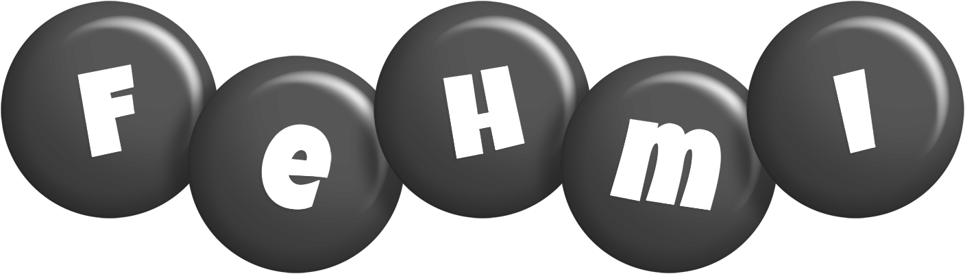 Fehmi candy-black logo