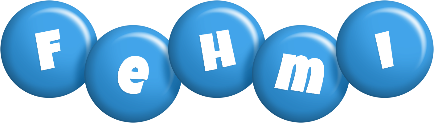 Fehmi candy-blue logo
